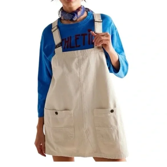 Free People We The Free Overall Smock Mini Dress - Picture 2 of 10